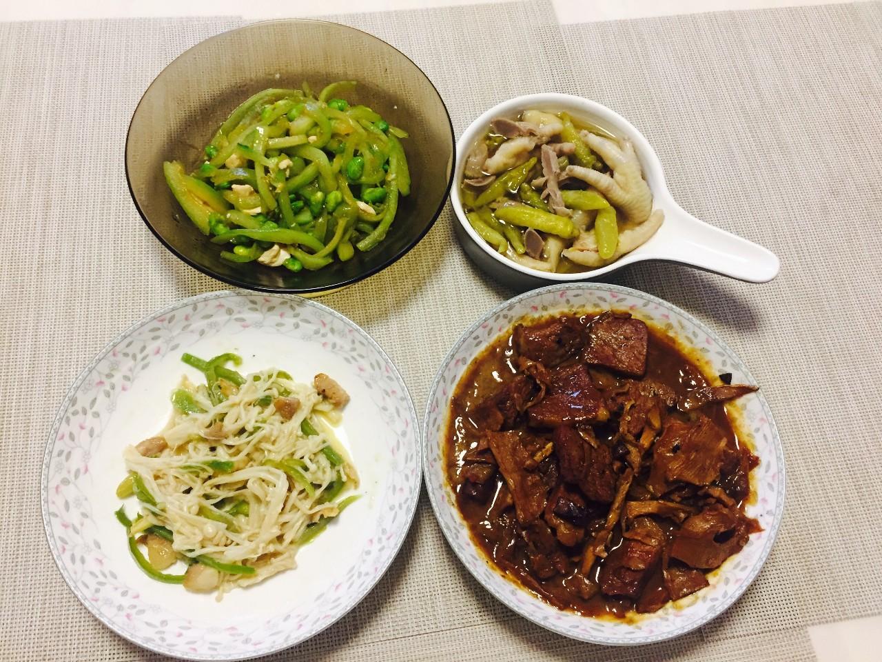 80后无锡小夫妻, 年收入15万, 有房有车, 日常晚饭就这些