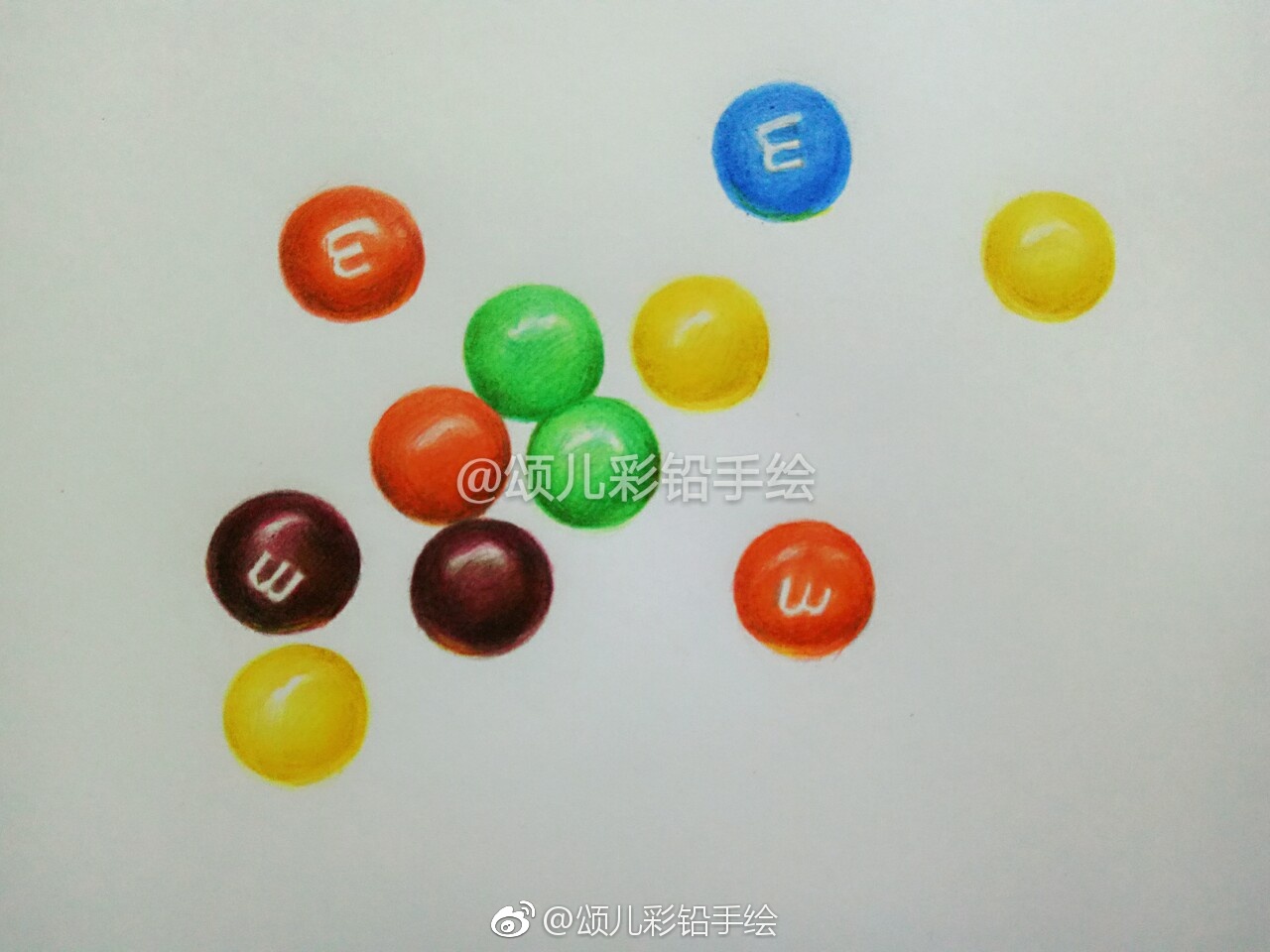 彩铅m豆投稿颂儿手绘