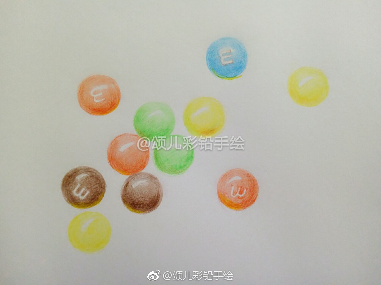 彩铅m豆投稿颂儿手绘