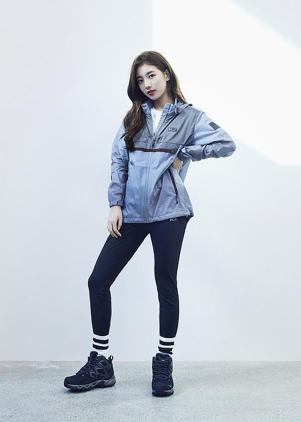 韩国女艺人秀智宣传写真 身穿运动装秀美腿表现力十足