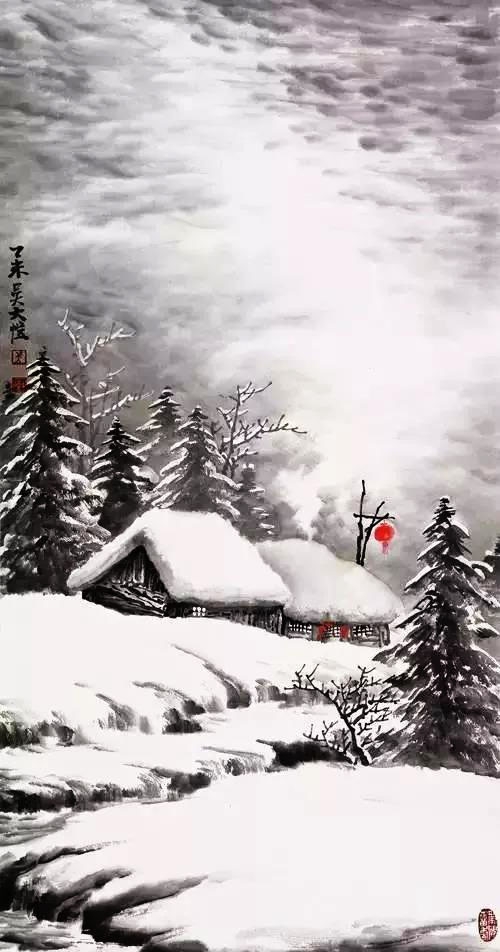 吴大恺的雪景,是冬季最美的景色!