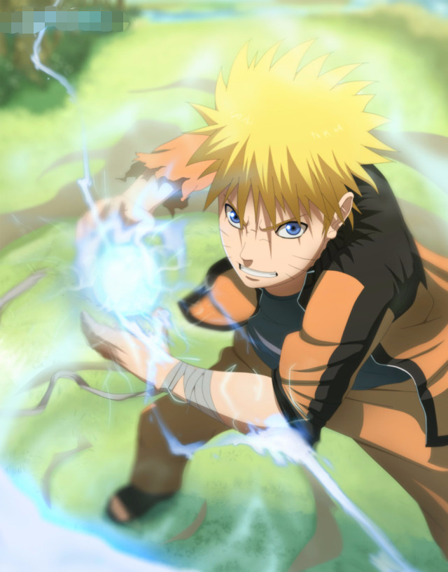 对于鸣人来说,最强的攻击手段,莫过于螺旋丸了!