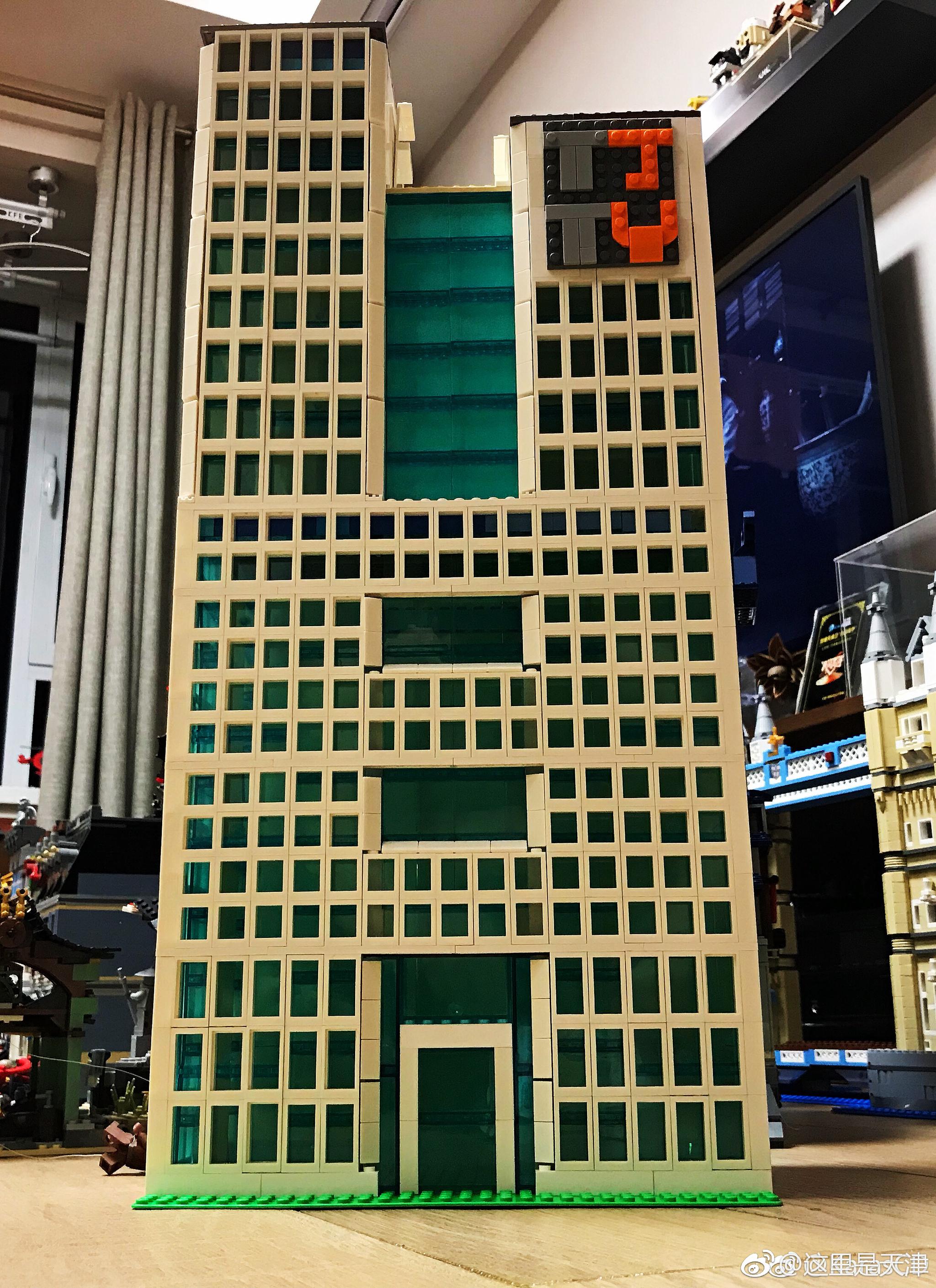 乐高天津地标,天津电视台大厦,西开教堂@karascd 作品|西开教堂|乐高|