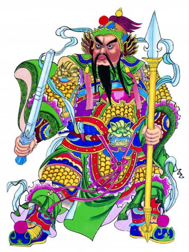 威武的门神彩绘图集