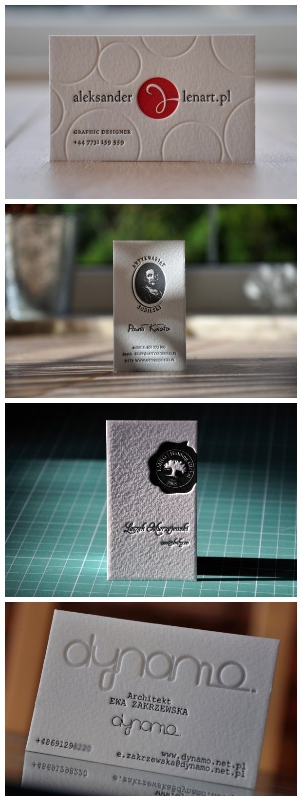 有品味的高档名片—击凸特种名片设计欣赏