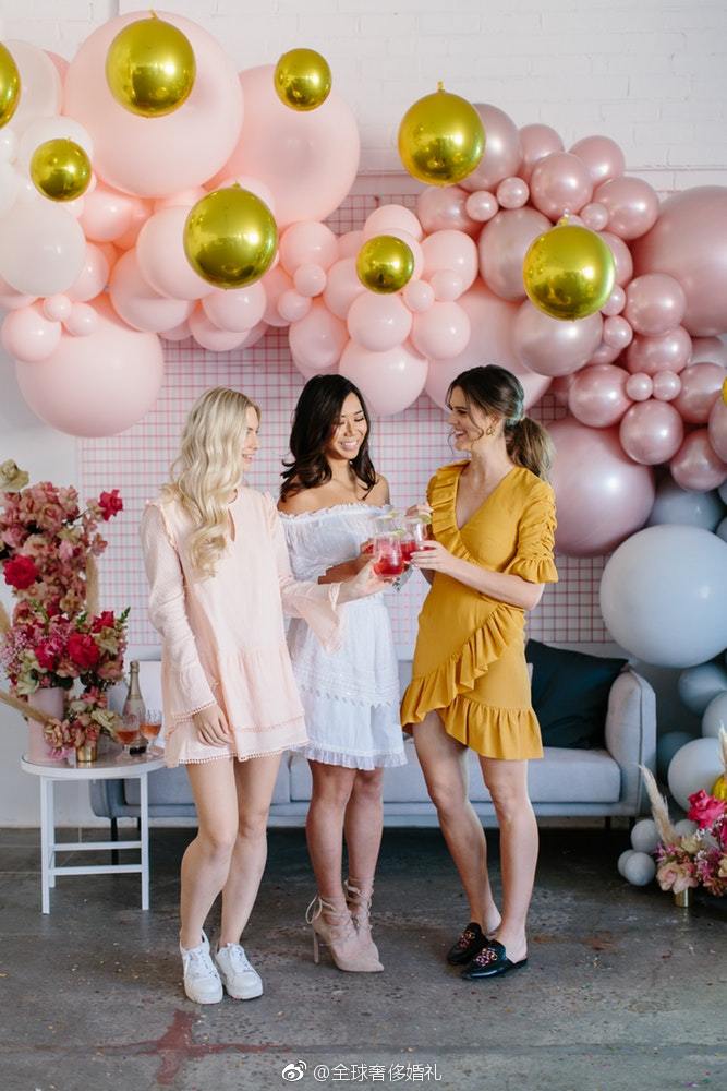 欢乐俏皮的bridal shower