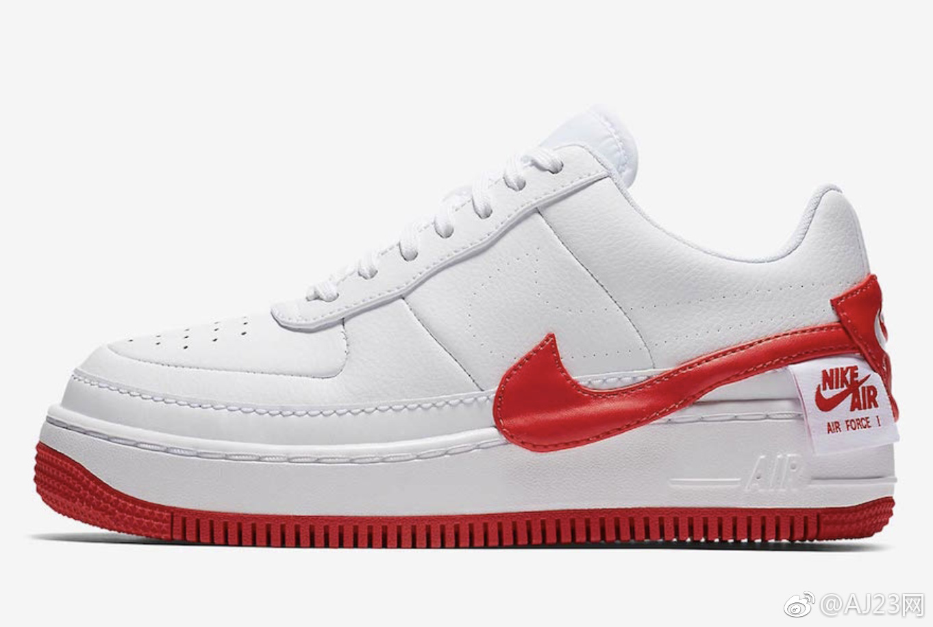 nike air force 1 jester white red