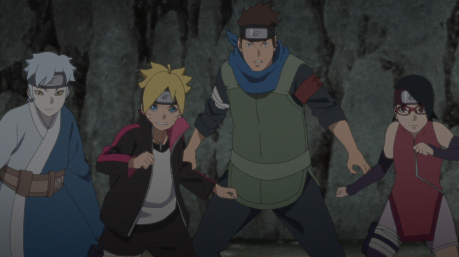 火影博人传52集先行图:变异白绝使用了雷遁千鸟攻击第七班?