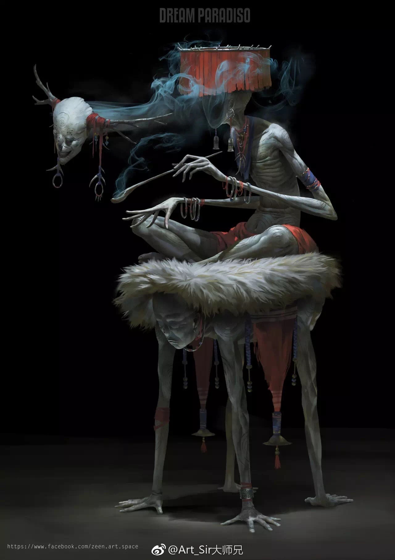 马来西亚插画师zeenchin作品