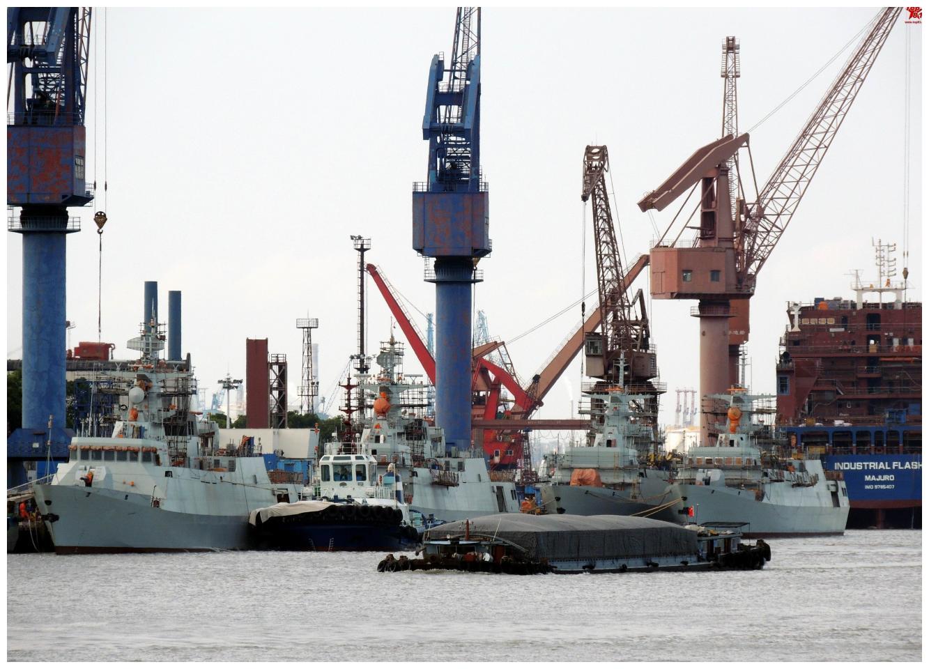 056轻型护卫舰已建造超50艘过去2年造的全都是反潜加强型