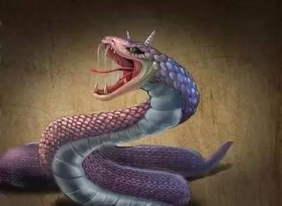 《山海经》记载,修蛇长达180米,篮头黑体,庞大无比,它盘起来就像一座