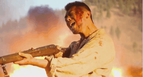 鬼子骑兵包围桂军大将, 他宁愿死不愿意受辱, 受伤后饮弹自尽!