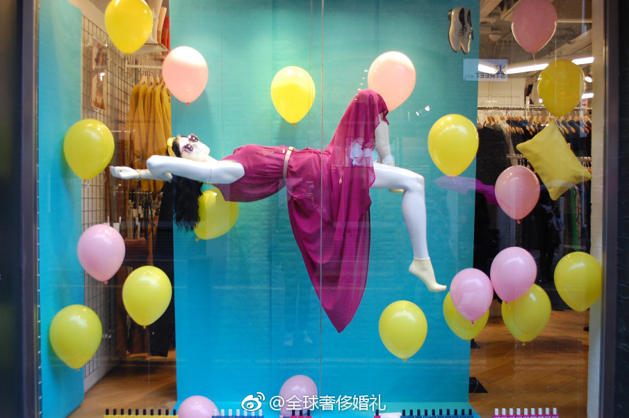 气球橱窗设计灵感