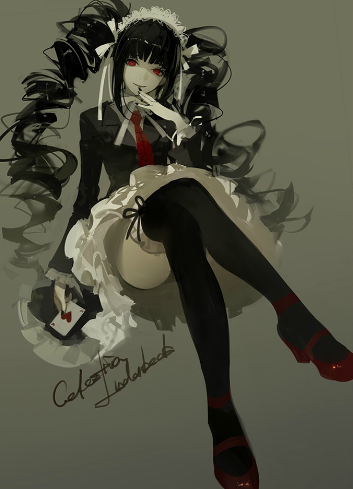 动漫二次元暗黑系美少女壁纸,生,只不过是让你走向死亡的开始