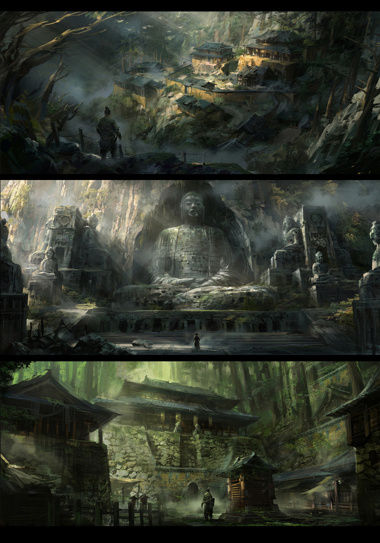 武侠大作《武侠乂》场景概念设定。图源网络|武侠乂|武侠|大作_新浪新闻