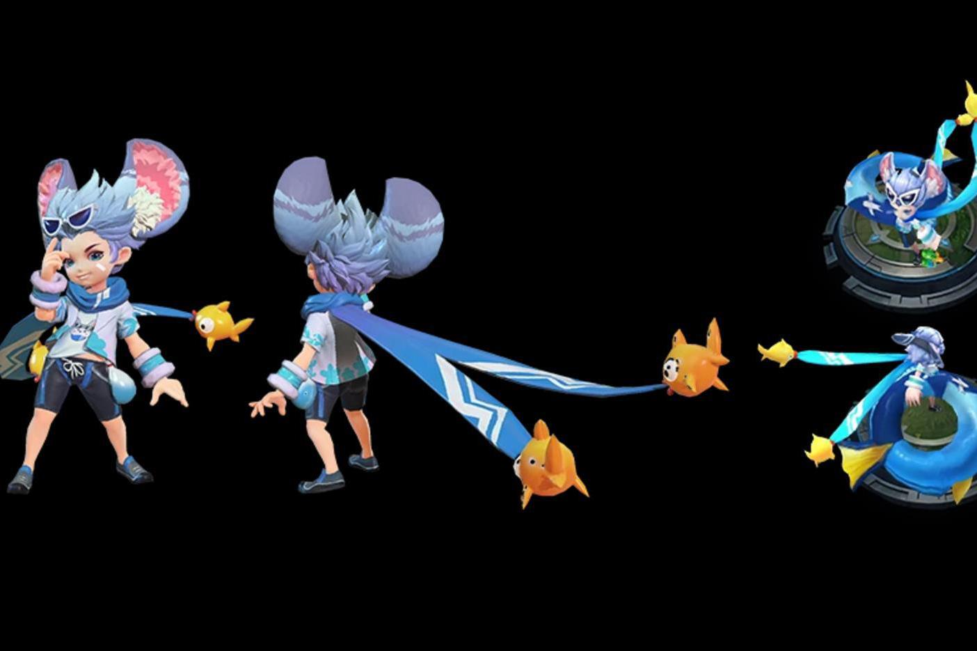 李元芳夏日皮肤明日上线!特效甩黑猫十条街