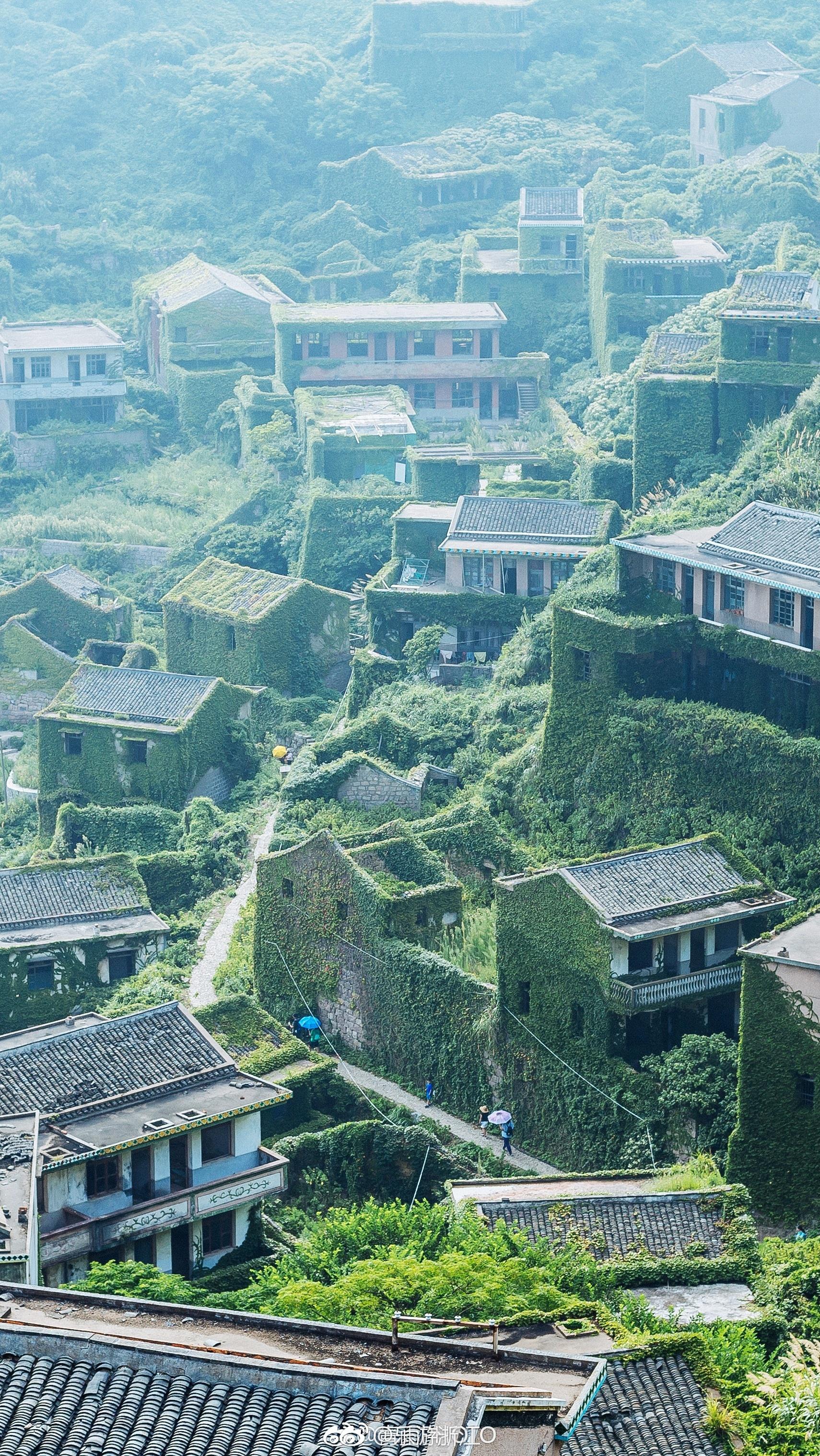 浙江舟山嵊山岛无人村,每一张都能做壁纸 via.@青雨photo