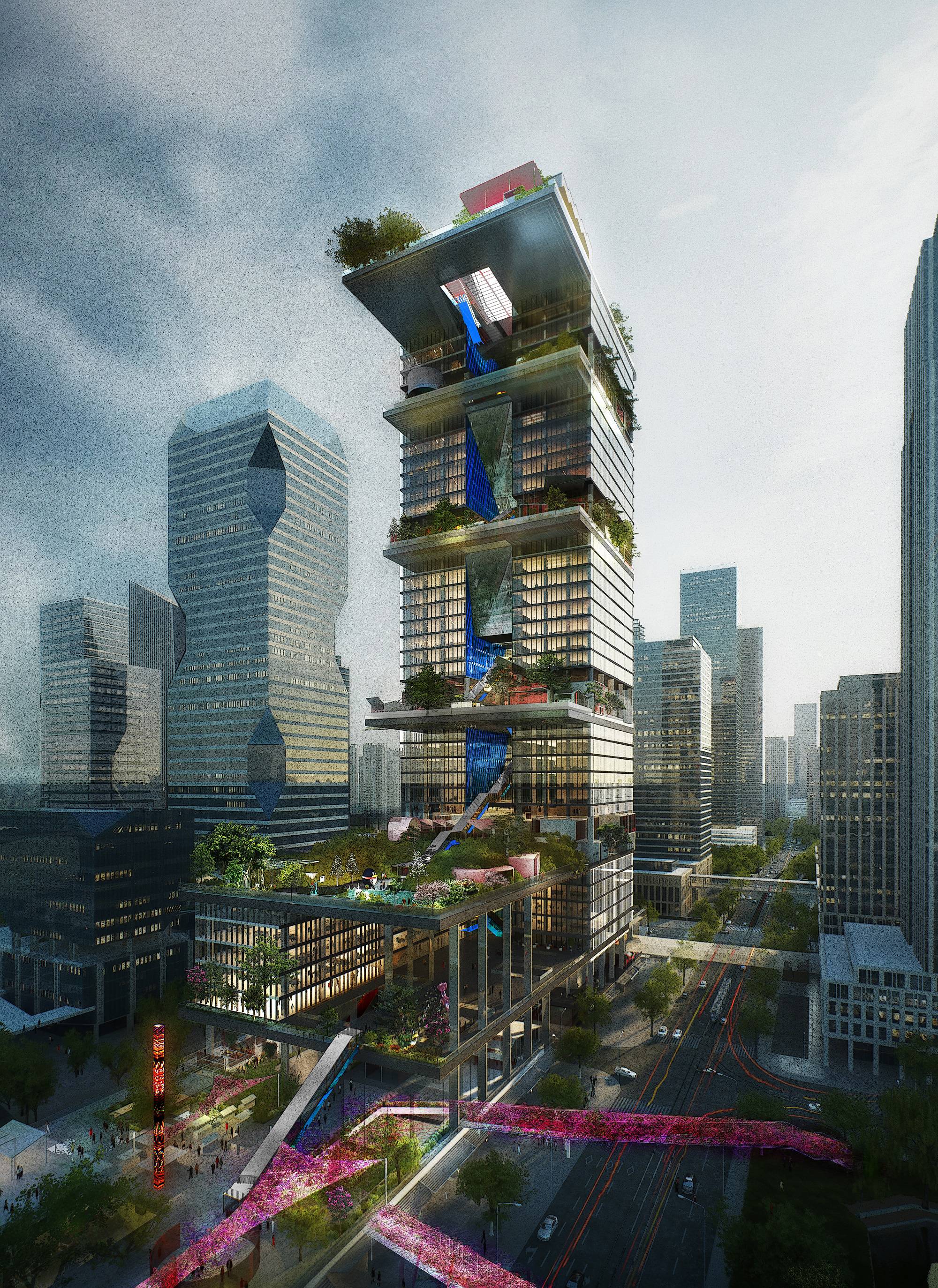 未来的微信总部,连接世界的网络中心