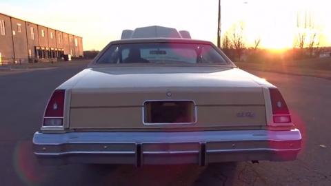 1976年雪佛兰蒙特卡罗,前驱两门跑车,霸气十足,听听发动机声音