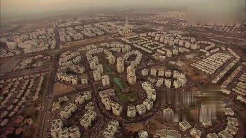 高清航拍中东地区唯一的自由民主制国家,以色