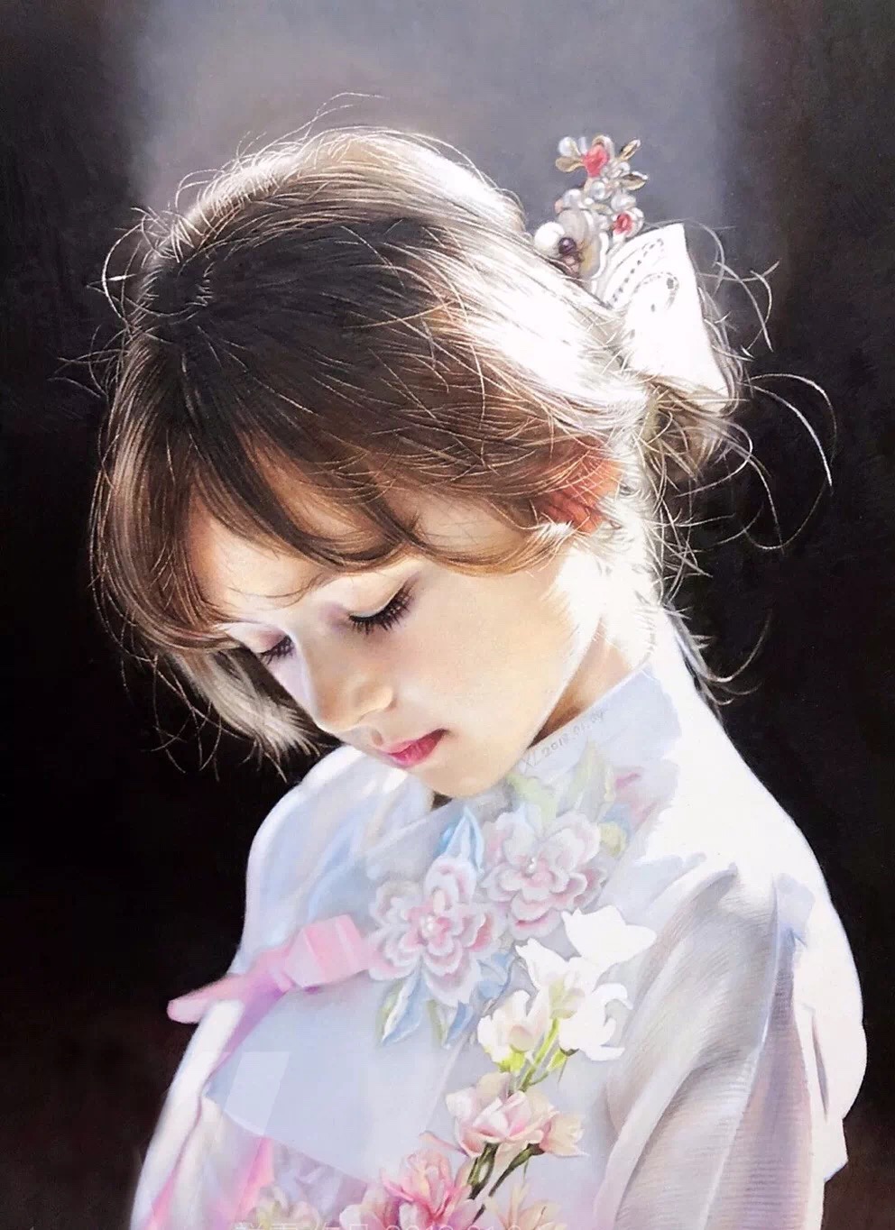 超写实唯美彩铅绘画作者