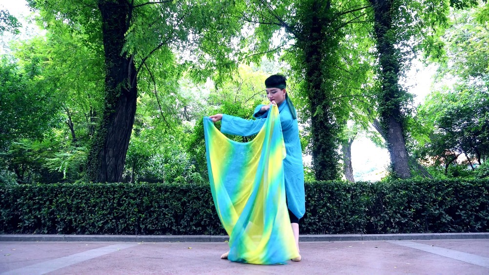 中国古典舞《爱莲说》,传统舞蹈曲目,难怪外国