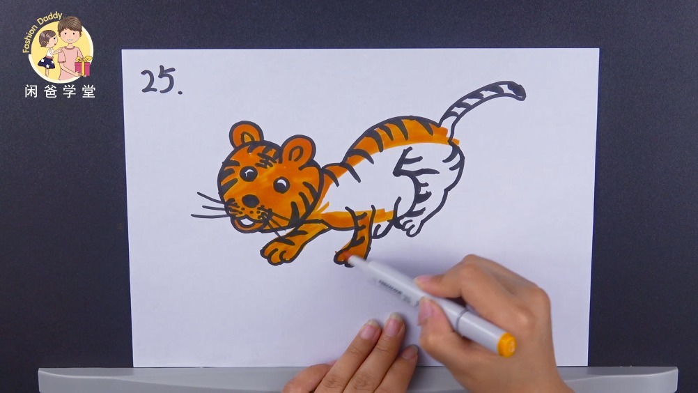 简笔画小学堂之蜣螂,每日一学,丰富宝宝的认知和动手能力!