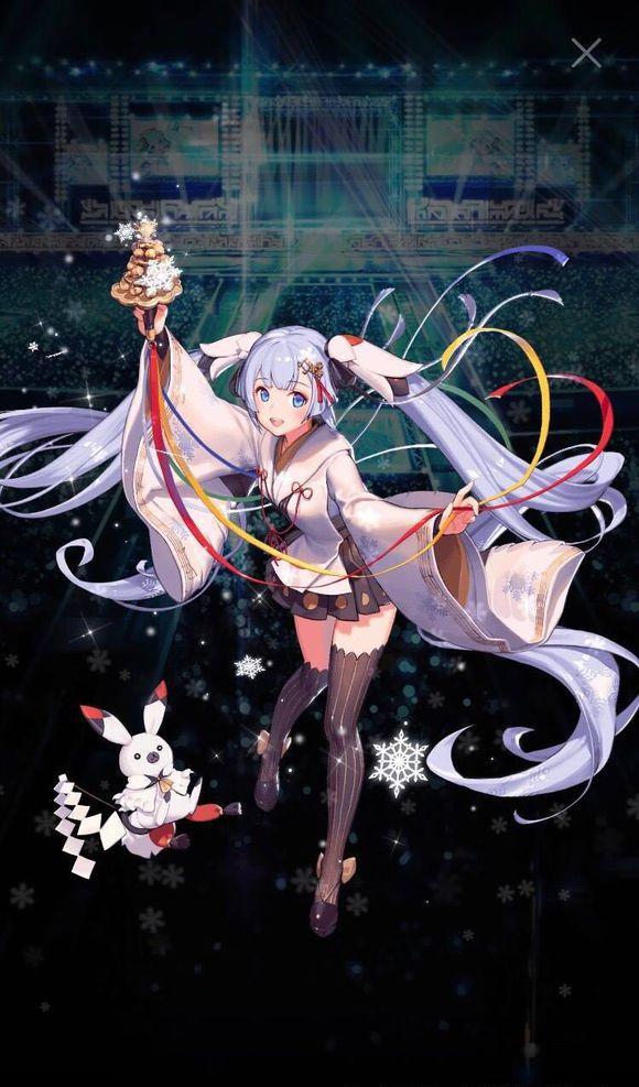 超轻粘土作品仙鹤初音