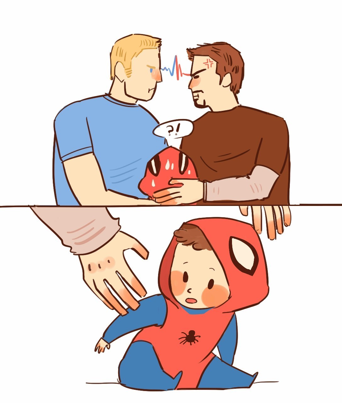 画师:lc|复仇者联盟|蜘蛛|画师_新浪新闻