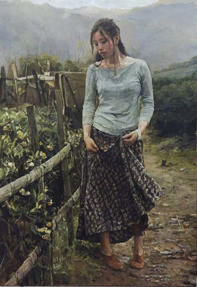 厚重的色彩崔小冬油画作品欣赏