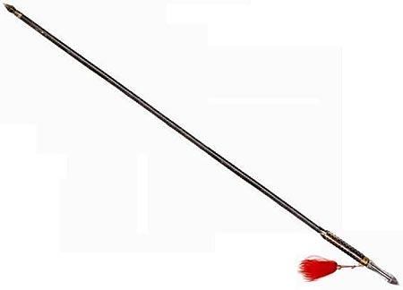 最后我们要说的是槊,这把武器也许知名度要比前面几把高,但是因为它的