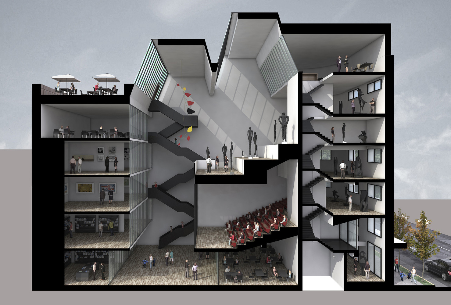 还觉得你的剖透视图纸单调吗