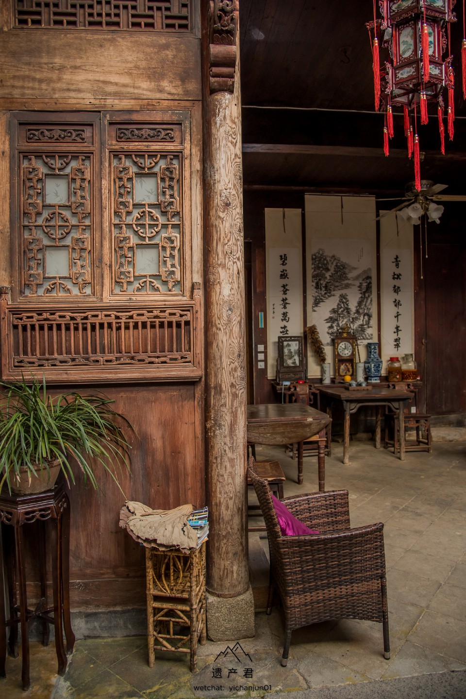 安徽呈坎村清代老宅悠闲的时光