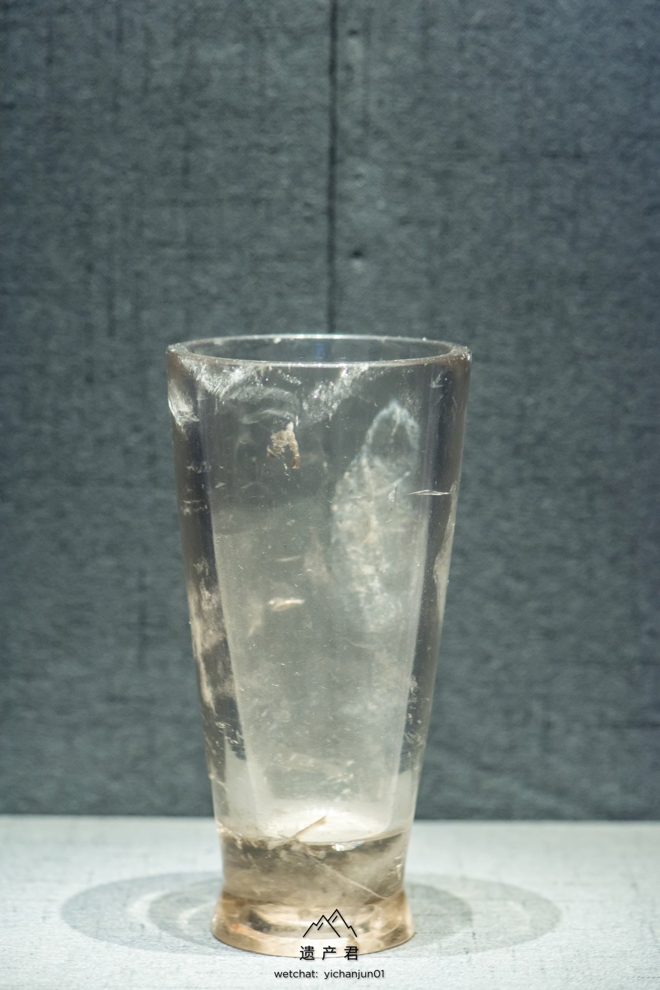 杭州博物馆战国水晶杯图片