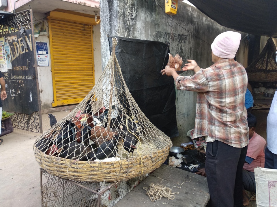 奇特的印度市井生活:古秤称菜,头顶搬砖,用长绳收报纸