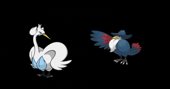 25组神奇宝贝融合进化舞天鹅 乌鸦头头帅呆了!