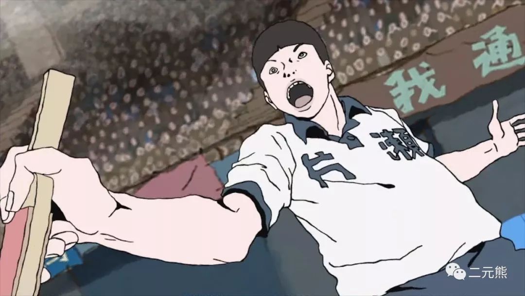 但汤浅政明用其独特的镜头语言细腻的文脉让腻至发苦的青春 变得独一