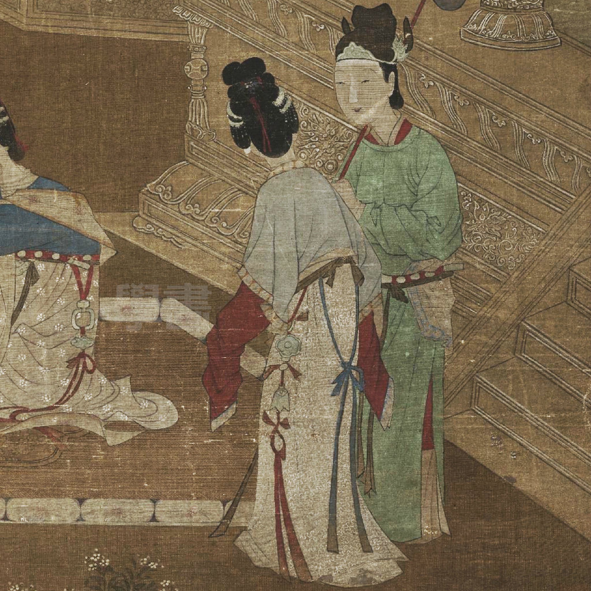 明仇珠女乐图高清大图