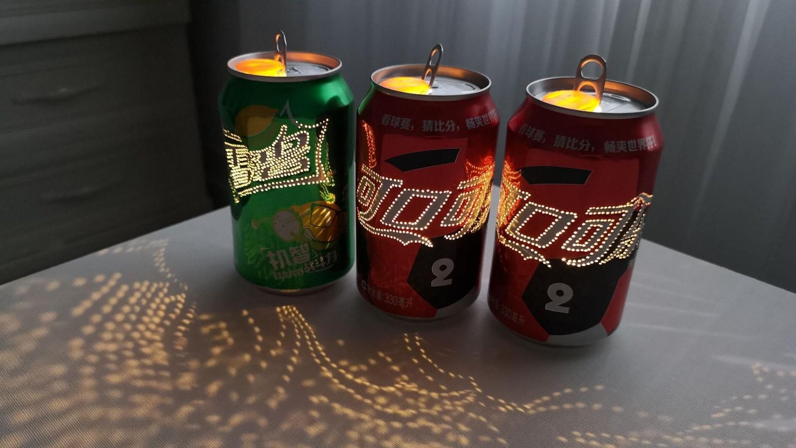 易拉罐摇身一变变成小夜灯,1分钟教你学会,工具人人家里都有