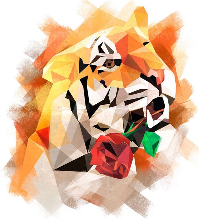 都是色块色块动物肖像 | cyril rolando