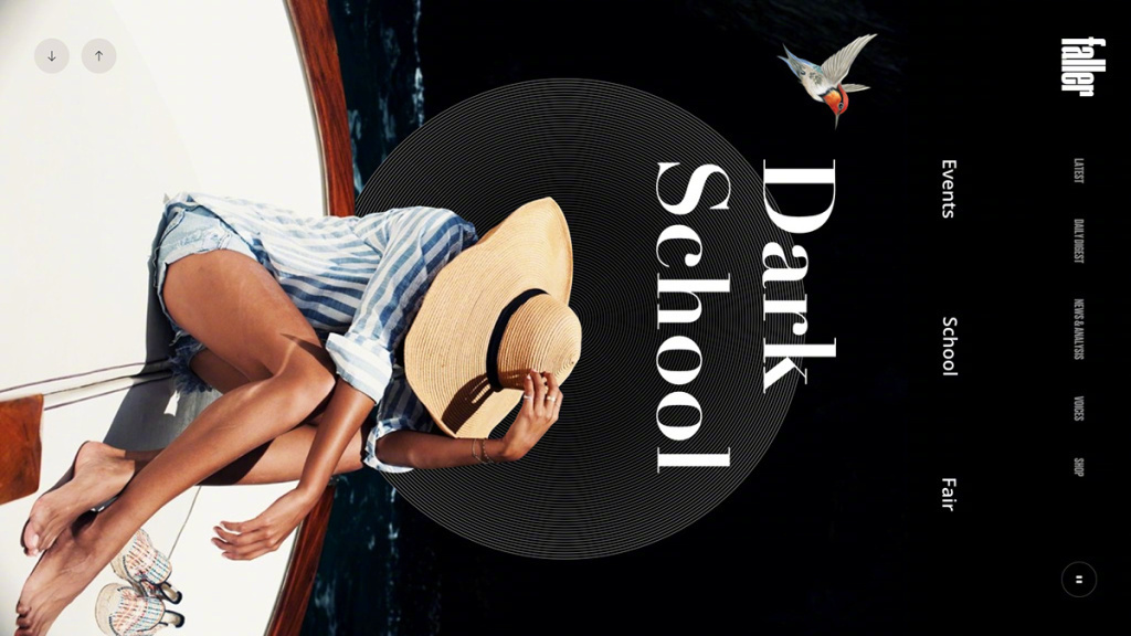 打破常规富有设计感的版式参考 faller. update №3