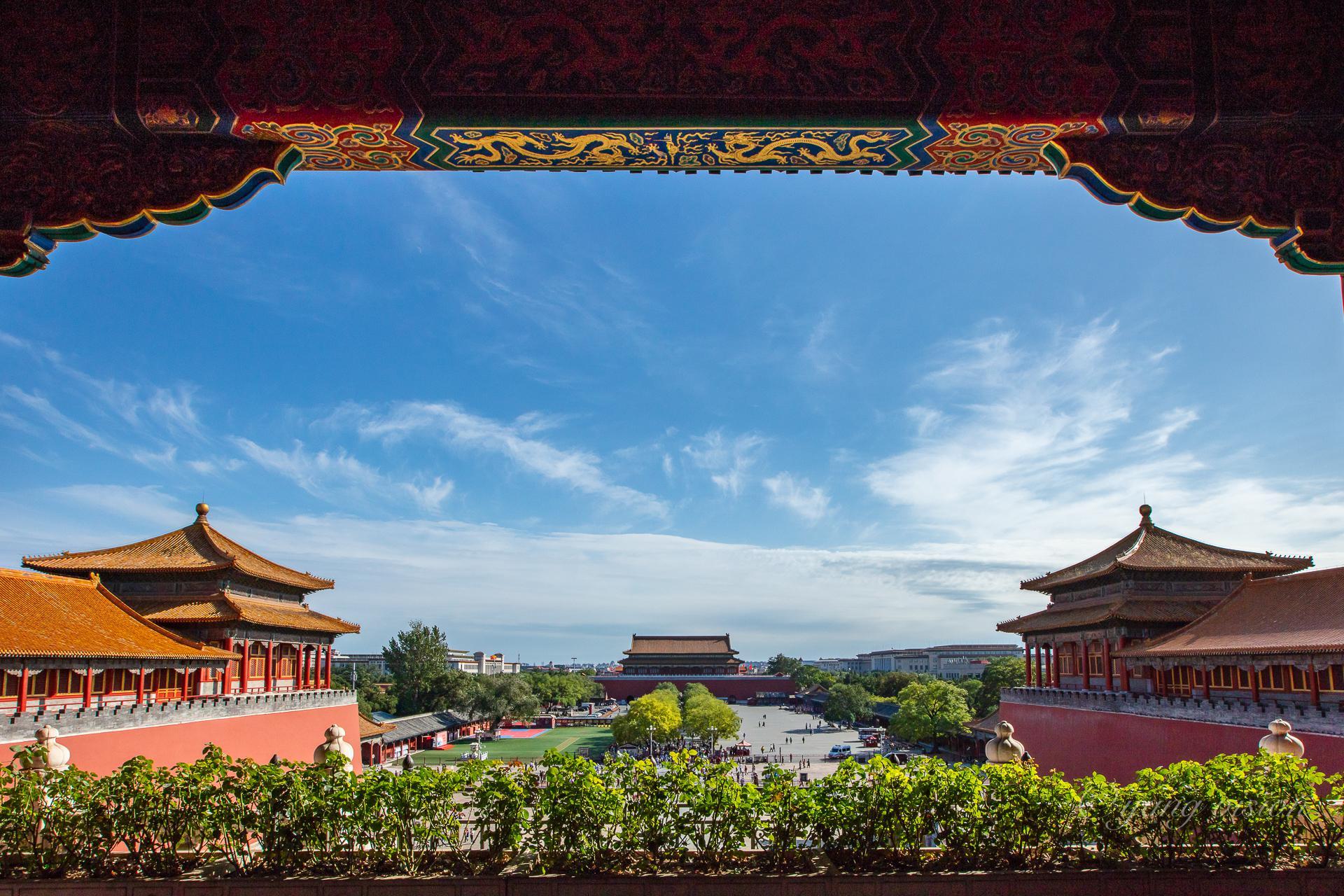 傍晚的紫禁城|紫禁城|安静了|故宫_新浪新闻