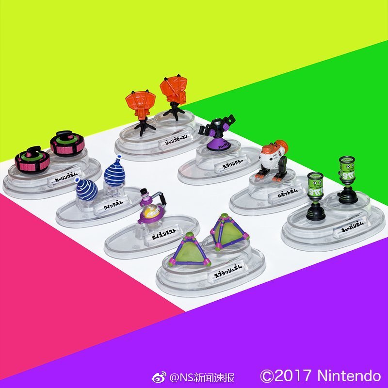 Splatoon 2 武器收藏副武器編 今日发售