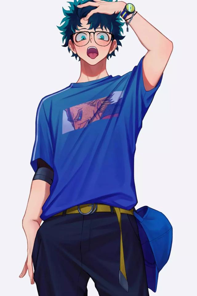 本期壁纸为"绿谷出久"