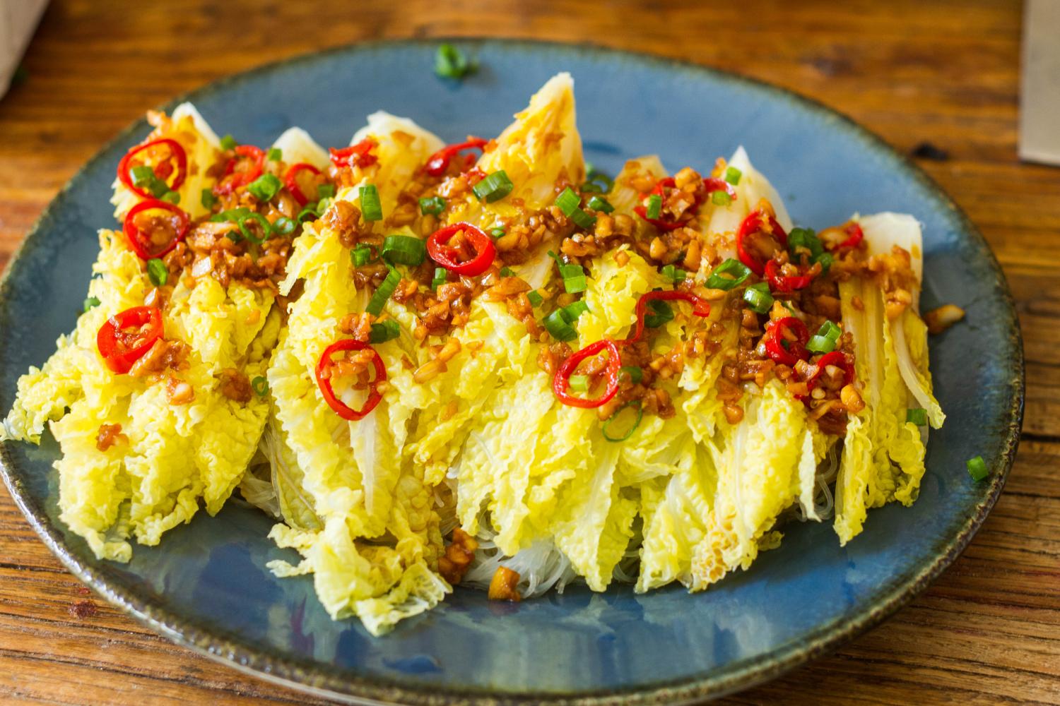 蒜蓉粉丝娃娃菜超级下饭, 招待客人都是拿的出手的一道快手菜