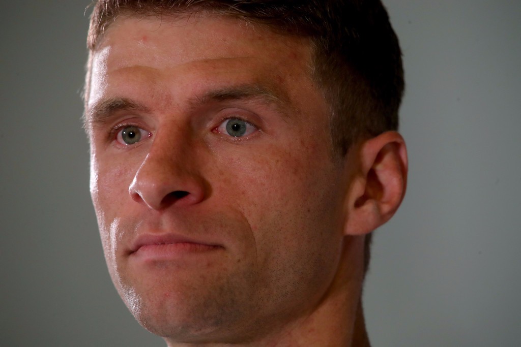 穆勒出席德国队新闻发布会