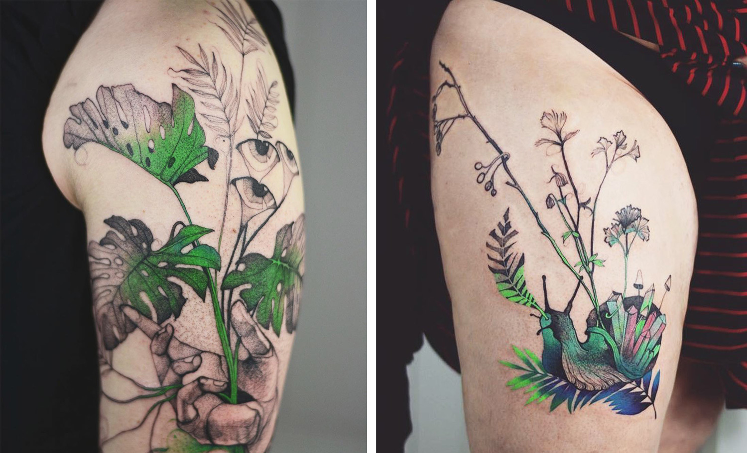 布满霓虹细节的迷幻纹身 | 波兰弗罗茨瓦夫纹身艺术家乔 joanna swirs