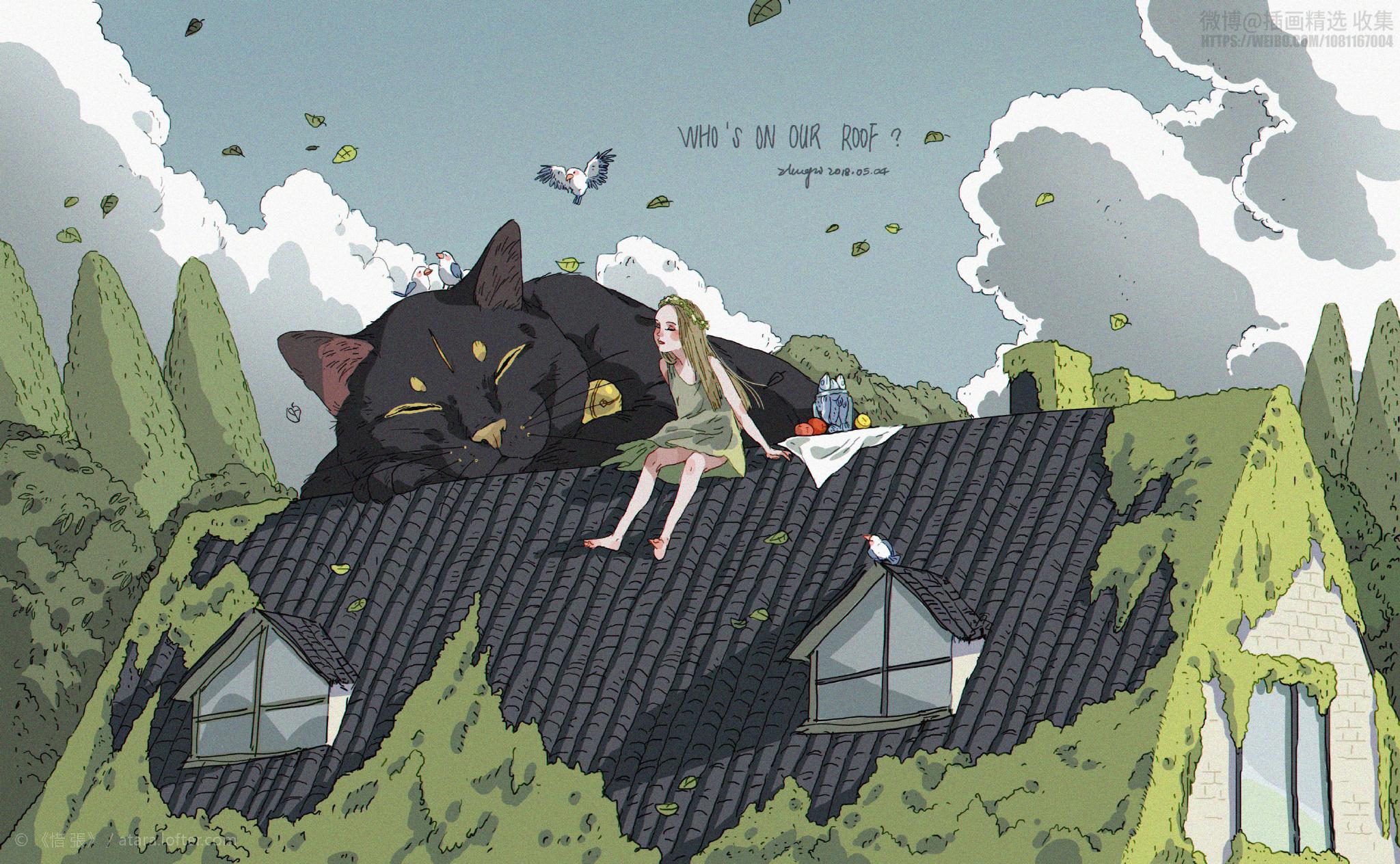 万物-这组插画作品来自画师@张惜Zhangxi|张惜|插画|画师|万物|作品_新浪新闻