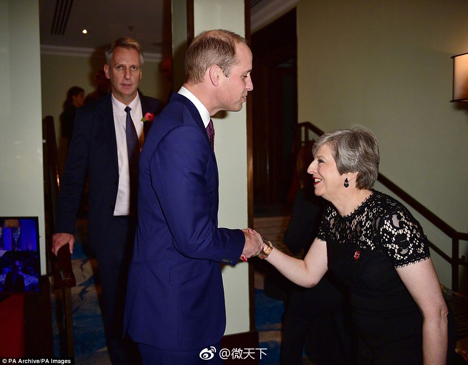 英首相为向王子行"屈膝礼"差点受伤 英媒狂吐槽