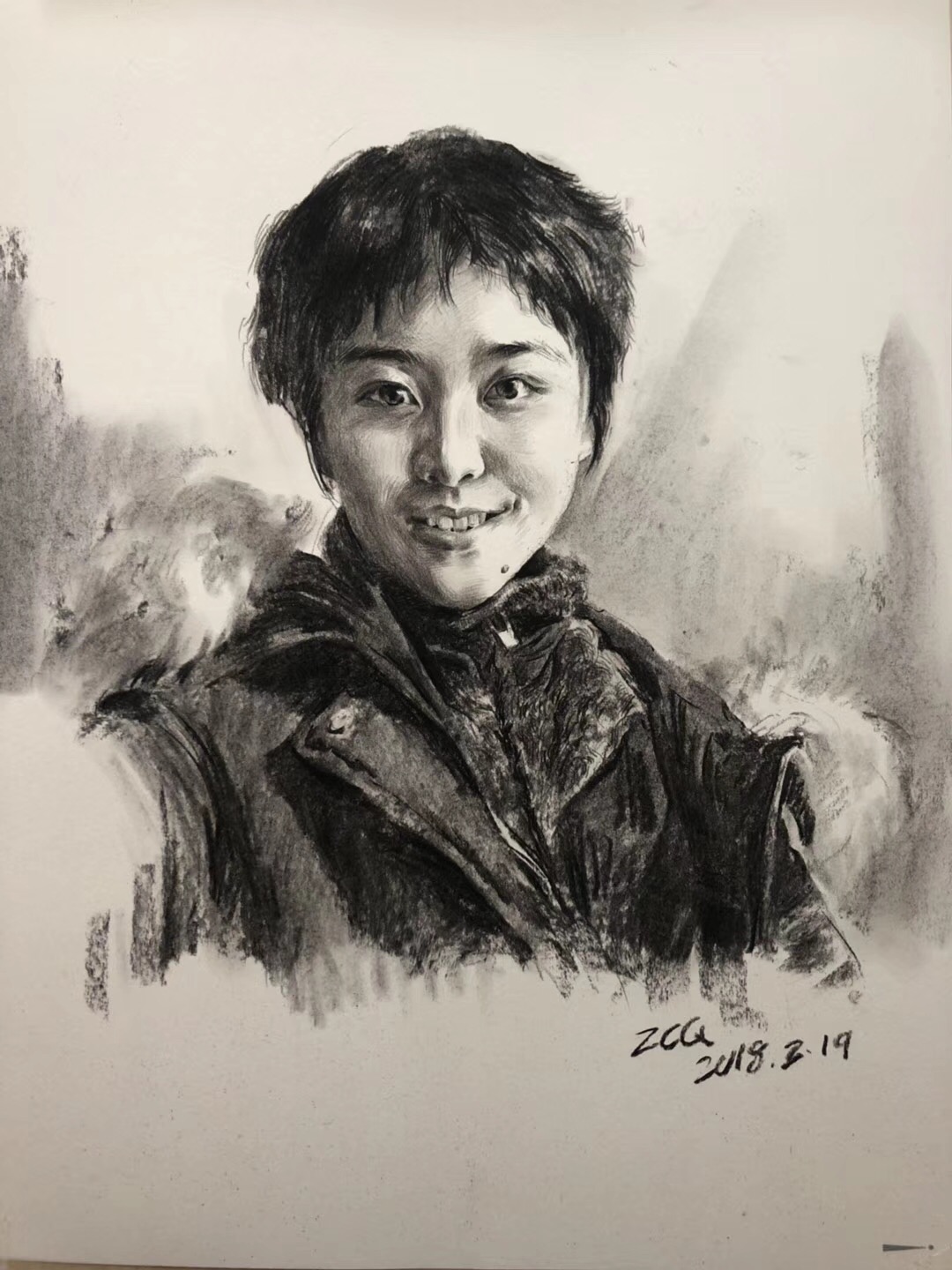 考前名师朱传奇素描作品欣赏